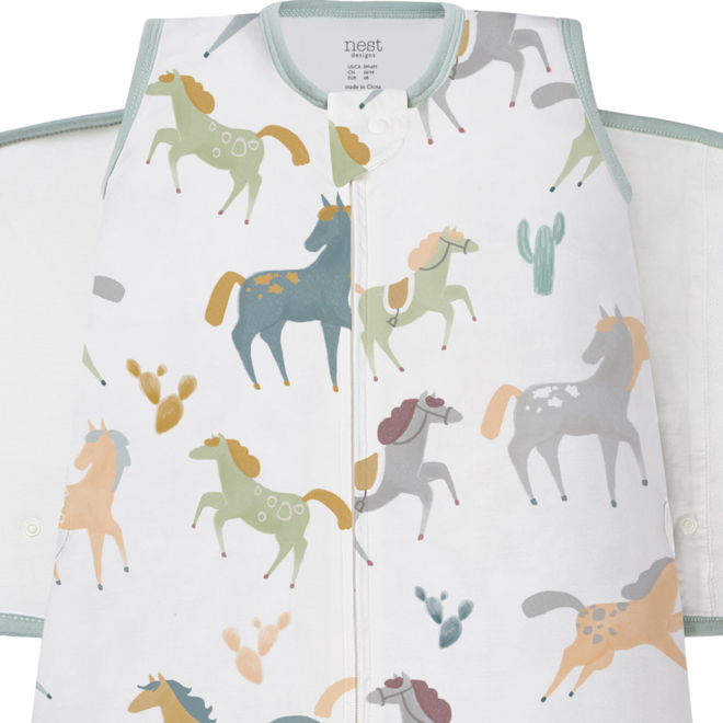 0.5 TOG Swaddle Sleep Bag Pony Express 0-6M