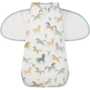 Organic Cotton Swaddle Sleep Bag 1.0 TOG Pony Express 0-6M