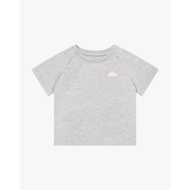 Bamboo Cotton Short Sleeve Tee Fog Grey