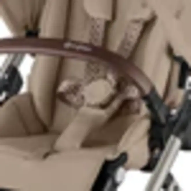 Gazelle S Stroller - Taupe Frame and Almond Beige Seat