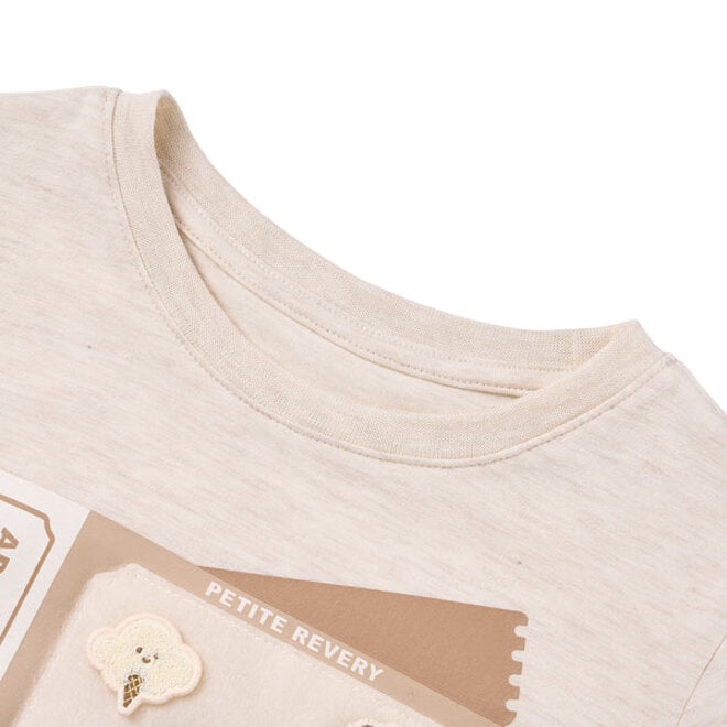 Short Sleeve Velcro Tee Nimbus Cloud