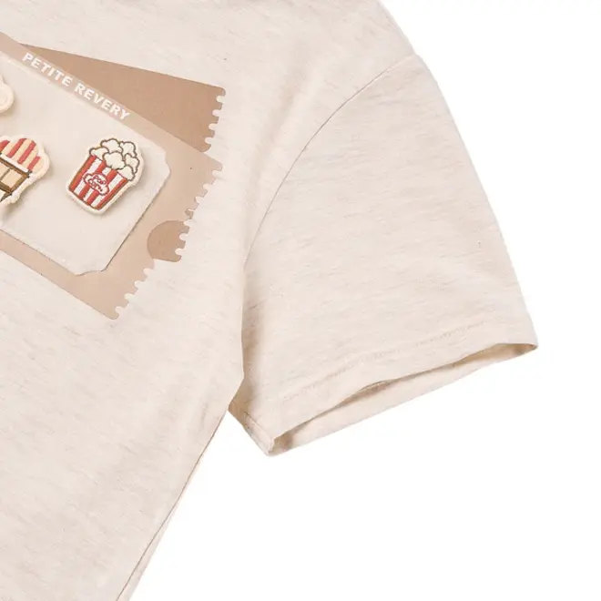 Short Sleeve Velcro Tee Nimbus Cloud