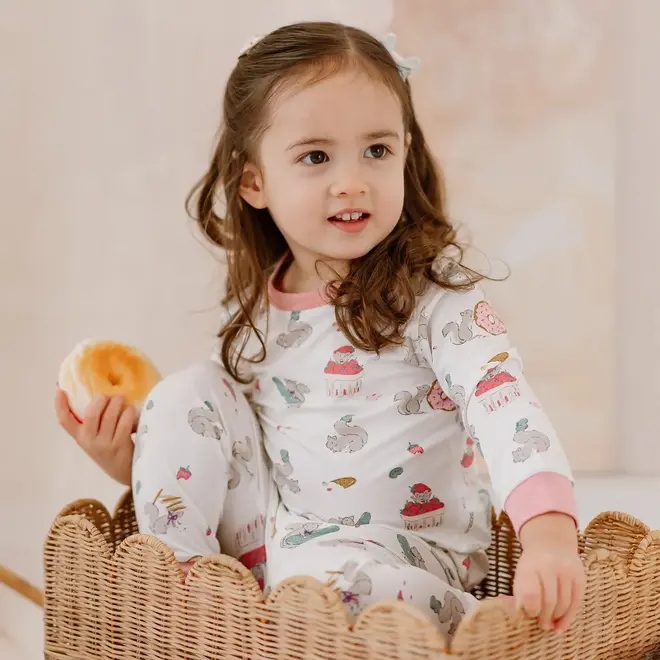 Long Sleeve PJ Set Very Squirrelly