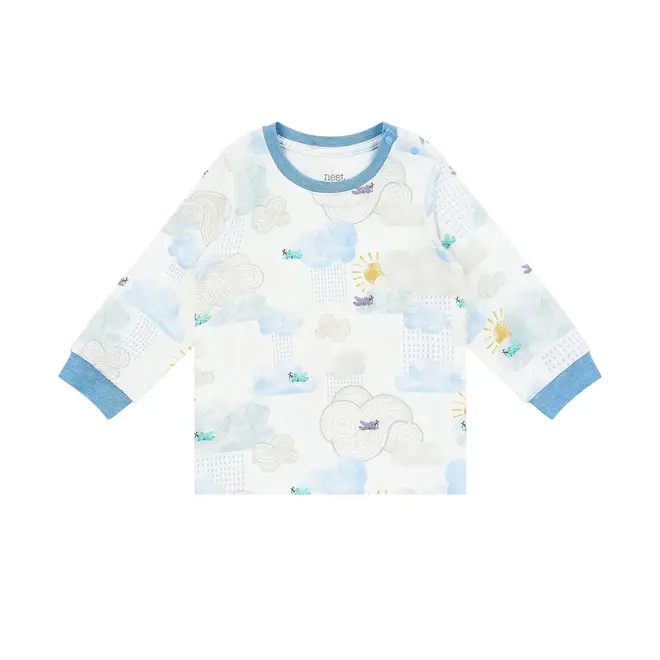 Long Sleeve PJ Set Fluffy Puffs