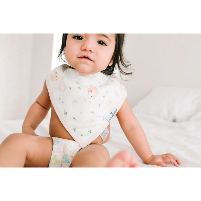Muslin Bandana Bib Set Bunny Meadow