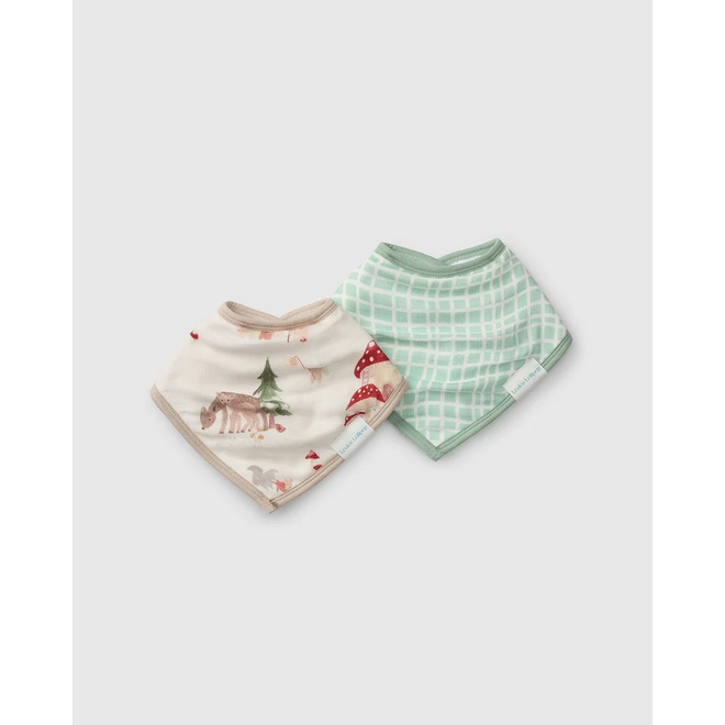 Bandada Bib Set 2Pack Forest Families