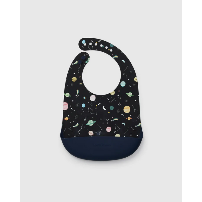 Silicone Bib Printed Planets