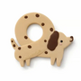 Teether Single Pretzel Dog