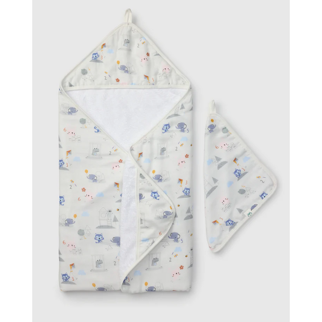 Hooded Towel Set Mini Mathletes