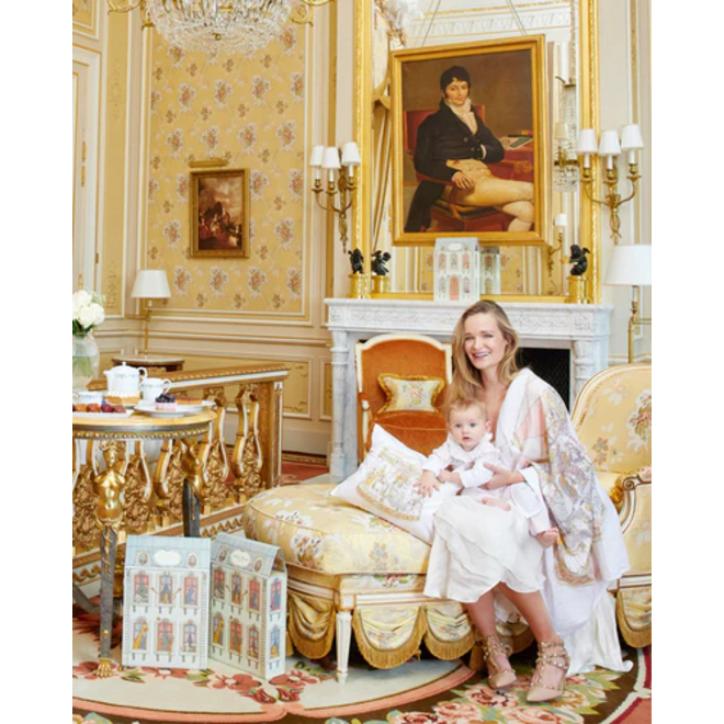 Satin Cushion - Carousel Pink