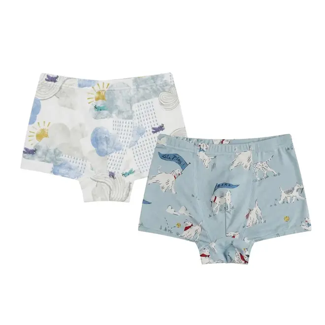 Boy Boxer Briefs (2 Pack)Puppy Park/Fluffy Puffs