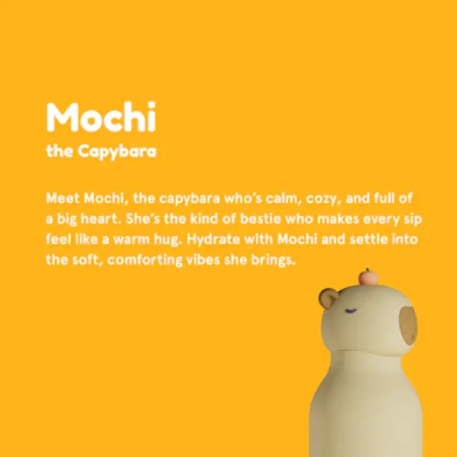 ASOBU 16 oz Bestie Animal Bottle Capybara