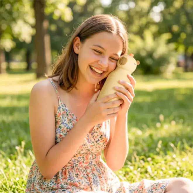 ASOBU 16 oz Bestie Animal Bottle Capybara