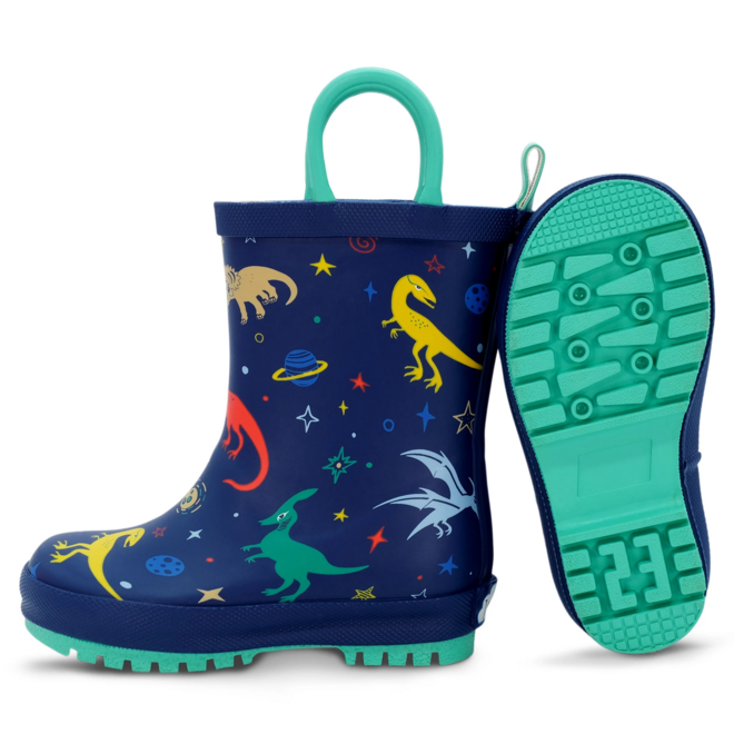 Jan&Jul Puddle Dry Rain Boots Space