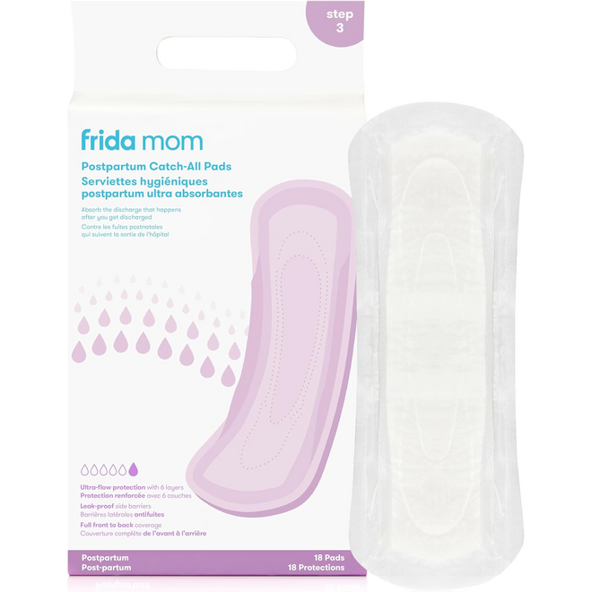 Frida Mom - Postpartum Catch-All Pads - 18 pack