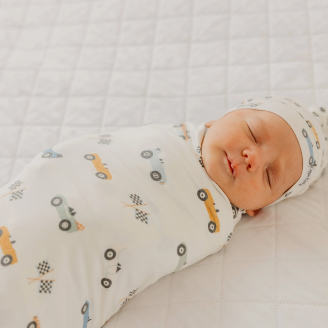 Copper Pearl - Speedster Swaddle Blanket