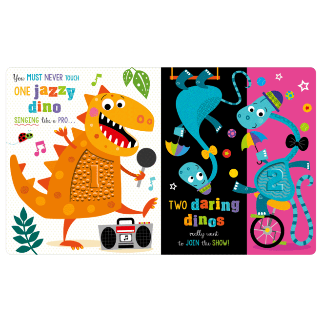 Never Touch A Dinosaur 123: 10 Hungry Dinos BB