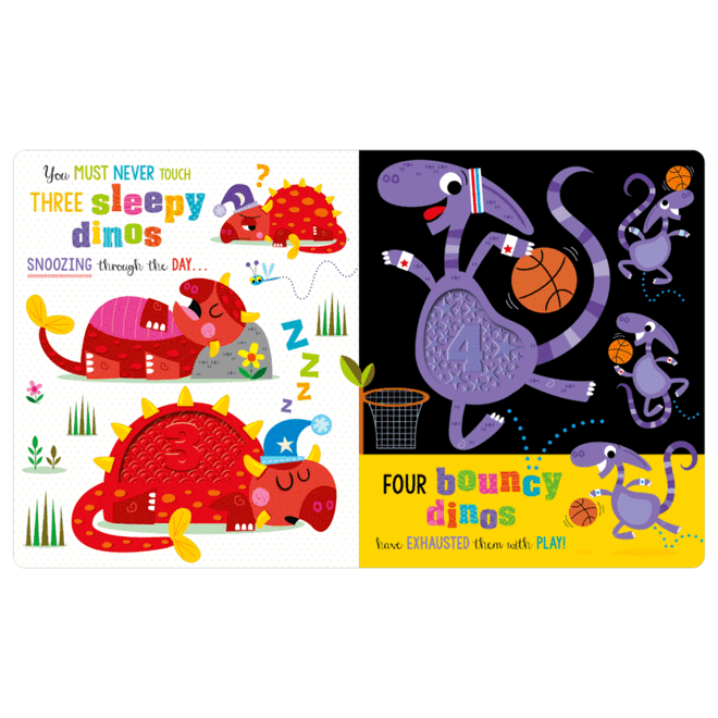 Never Touch A Dinosaur 123: 10 Hungry Dinos BB