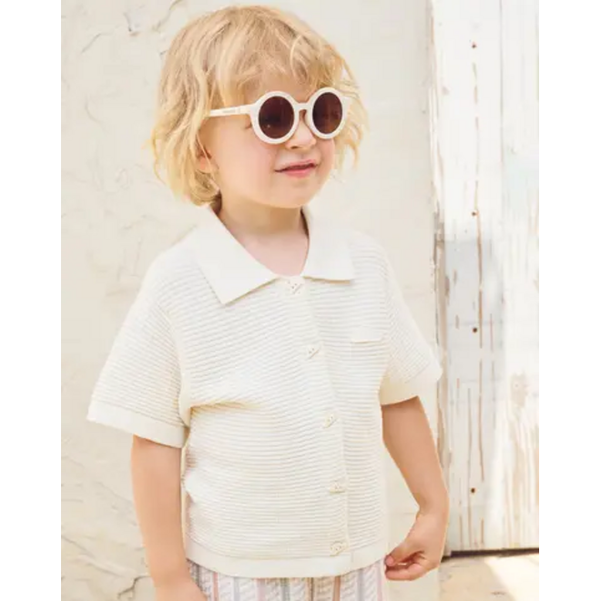 Short Sleeve Knit T-Shirt Jet Stream