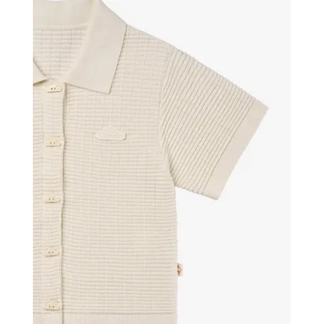 Short Sleeve Knit T-Shirt Jet Stream