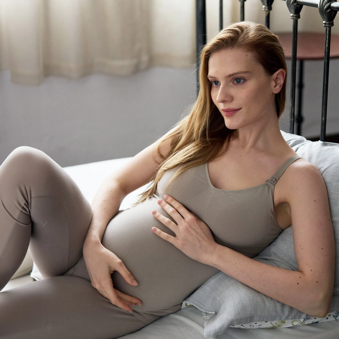 Seamless Nursing Tank Slate
