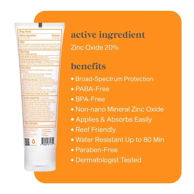 THINK Baby Clear Zinc Sunscreen Sensitive Skin Lotion SPF 50