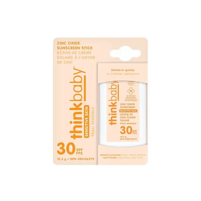 THINK Baby Mineral Based Sunscreen Sensitive Skin Stick SPF 30+