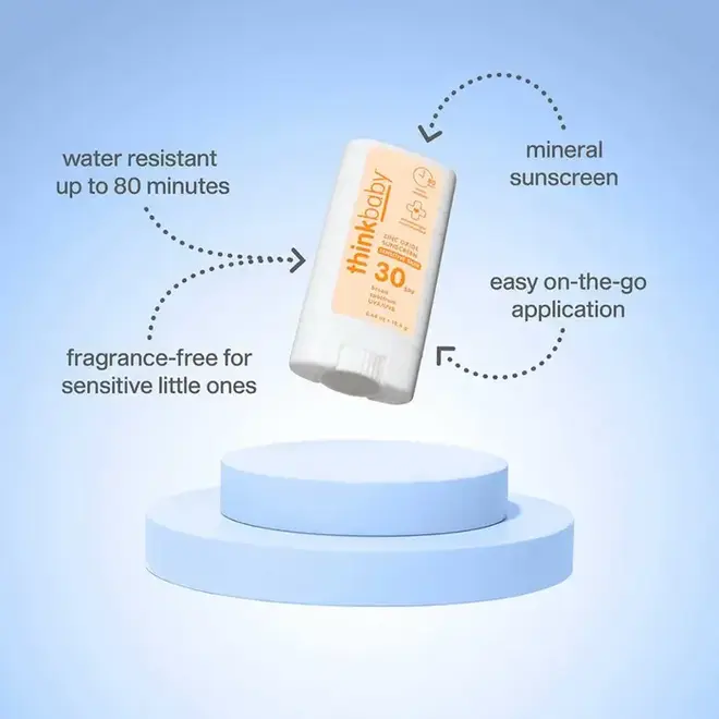 THINK Baby Mineral Based Sunscreen Sensitive Skin Stick SPF 30+