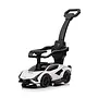 Lamborghini SIAN Push Pedal Ride On Car Baby Walker with Music and Lights, Licensed White