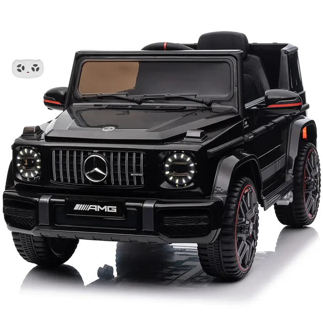 Mercedes-Benz AMG G63 with Remote Control and Leather Seat 12V Licensed Black
