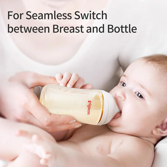 Pigeon - PPSU Bottle 8oz (1-Pack) with M Nipple 3M+