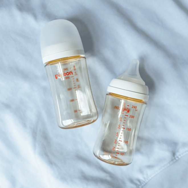 Pigeon - PPSU Bottle 8oz (1-Pack) with M Nipple 3M+