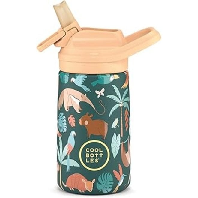 Cool Bottles - Kids 350ml - Habitat Series - Rainforest Refuge