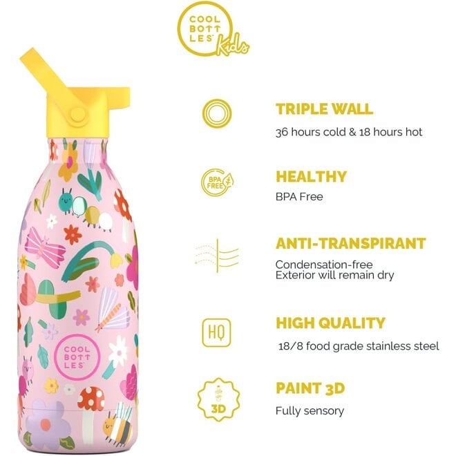 Cool Bottles - Kids 500ml -Discovery Series - Bug Life