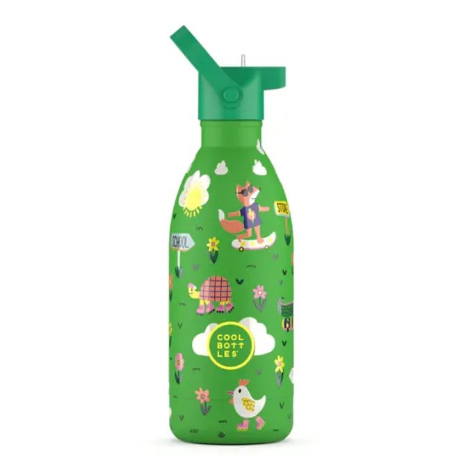 Cool Bottles - Kids 500ml -Explorer Series - Rolling Skaters