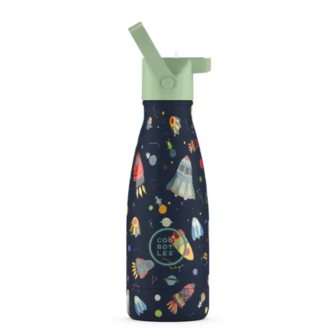 Cool Bottles - Kids 260ml - Adventures Series - Space Rockets