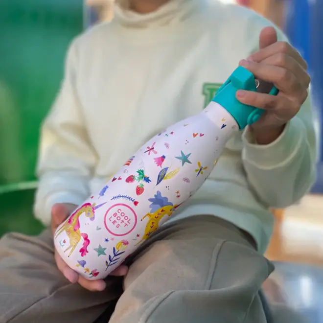 Cool Bottles - Kids 350ml -Fantasy Series - Funny Unicorns