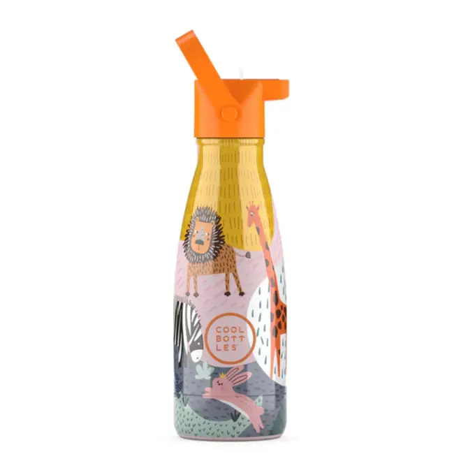 Cool Bottles - Kids 260ml - Animal Series - Savannah Kingdom