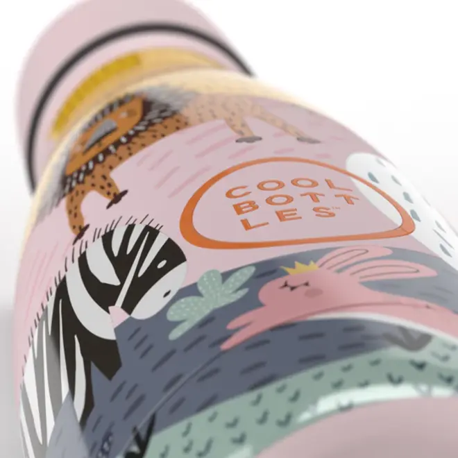 Cool Bottles - Kids 260ml - Animal Series - Savannah Kingdom