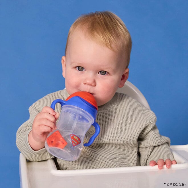 b.box - Sippy Straw Cup 240ml - Superman