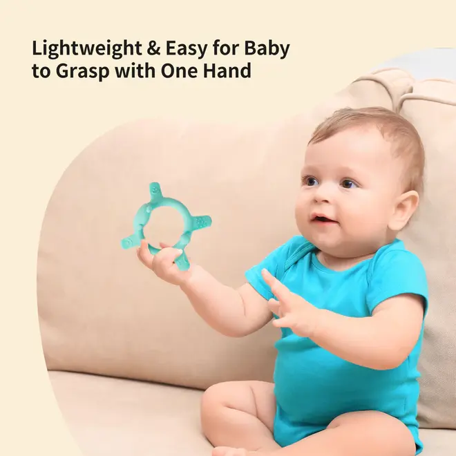 Pigeon - Rabbit Silicone Teether for Sipping (Pink)