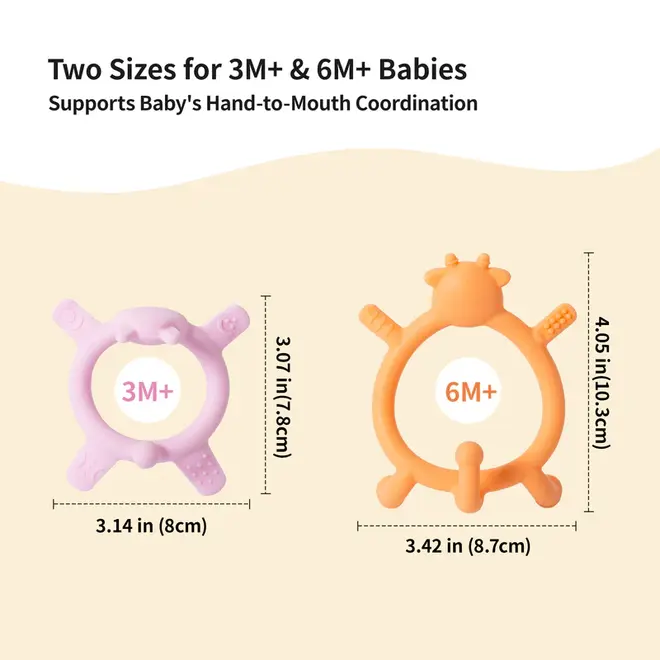Pigeon - Bear Silicone Teether for Sipping (Green)