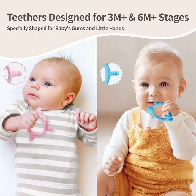 Pigeon - Bear Silicone Teether for Sipping (Green)