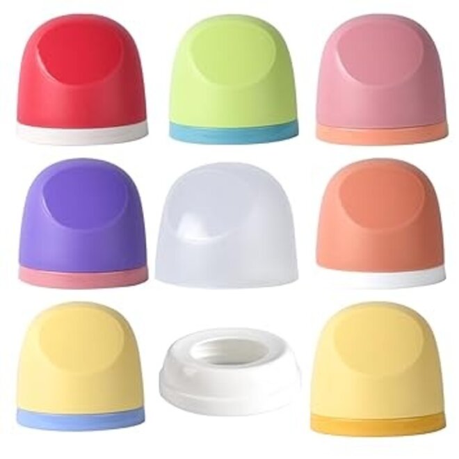 Pigeon - Wide Neck Feeding Bottle - Spare Hood  Red