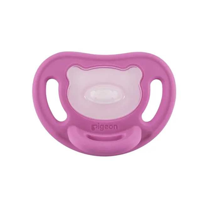 Pigeon - Soft Buddy Silicone Pacifier - L (rose red)