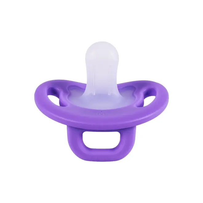 Pigeon - Soft Buddy Silicone Pacifier - M (purple)
