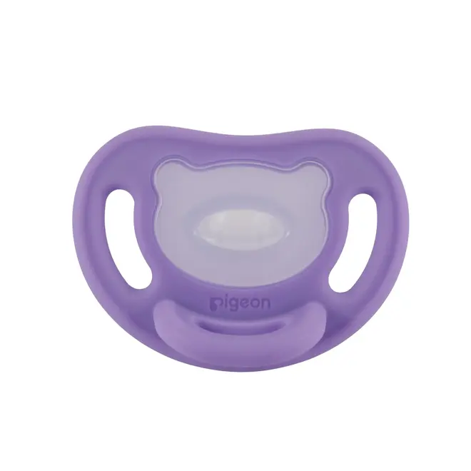 Pigeon - Soft Buddy Silicone Pacifier - M (purple)