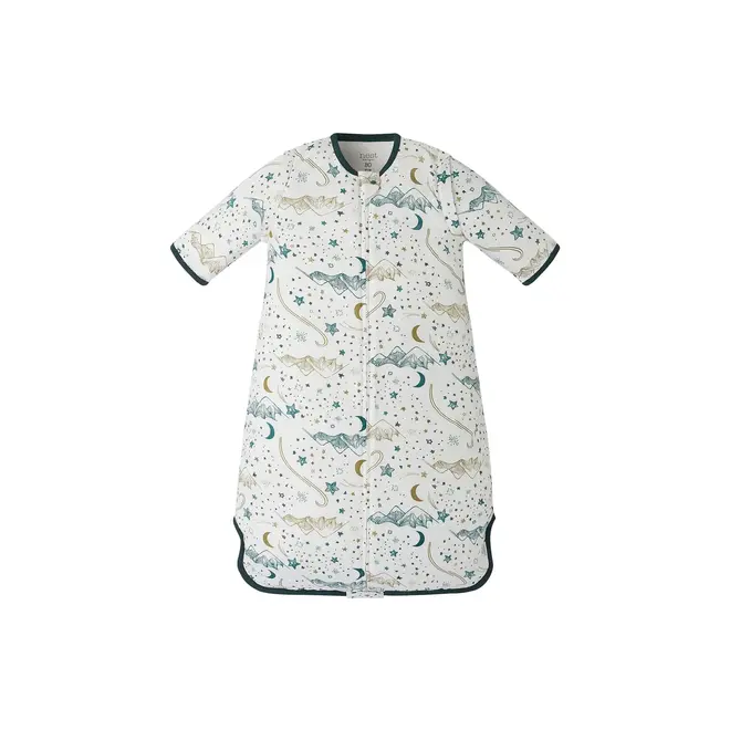 Removable 3/4 Sleeve Sleep Bag 0.6Tog Stars White
