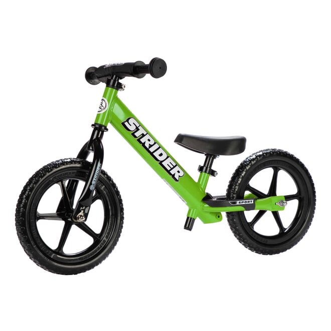 Strider 12 sport balance bike - green