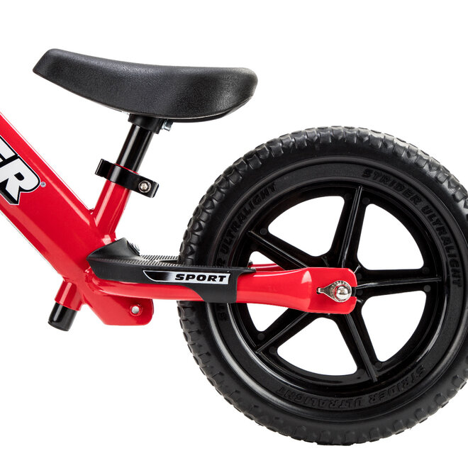 Strider 12 sport balance bike - red